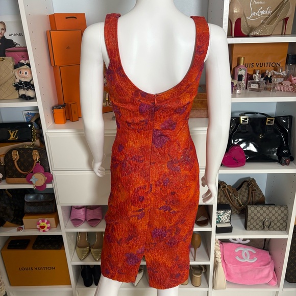 D&G Dolce Gabbana Floral Shimmer Pencil Dress ♥️ - Picture 7 of 8